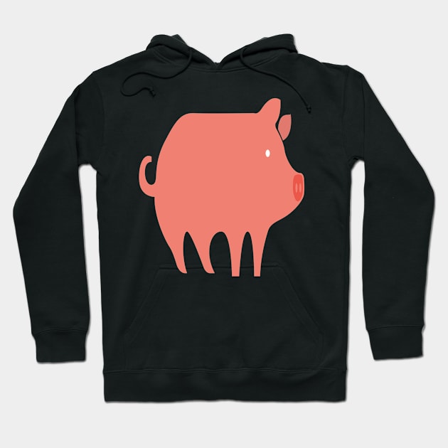 fat piggy Hoodie by FromBerlinGift